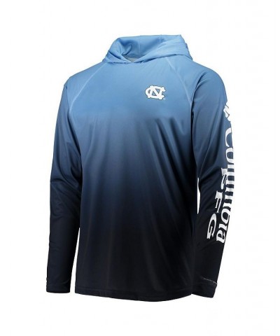 Men's Carolina Blue North Carolina Tar Heels Terminal Tackle Omni-Shade UPF 50 Long Sleeve Hooded Top $23.10 T-Shirts