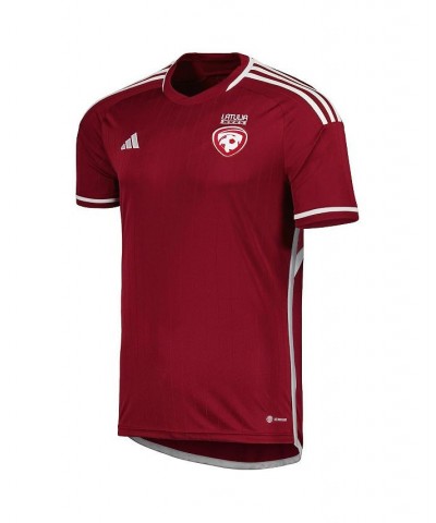 Men's Burgundy Latvia National Team 2022/23 Home Replica Jersey $44.00 Jersey