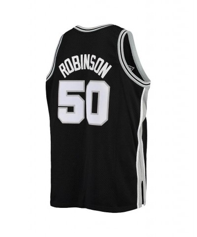 Men's David Robinson Black San Antonio Spurs Big and Tall Hardwood Classics Jersey $54.00 Jersey