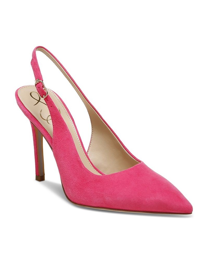 Women's Hazel Slingback Pumps Pink $35.64 Shoes