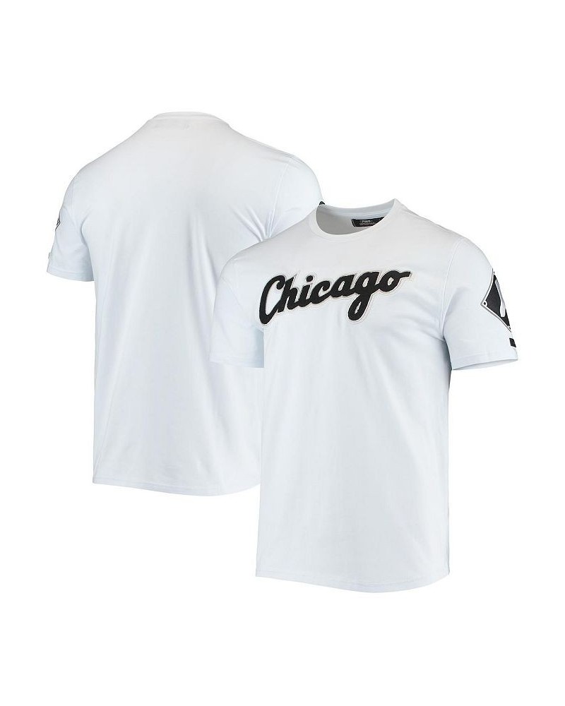 Men's White Chicago White Sox Team Logo T-shirt $33.59 T-Shirts