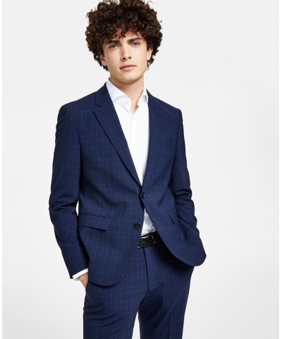 Men's Modern-Fit Wool Suit Jacket Multi $166.65 Suits