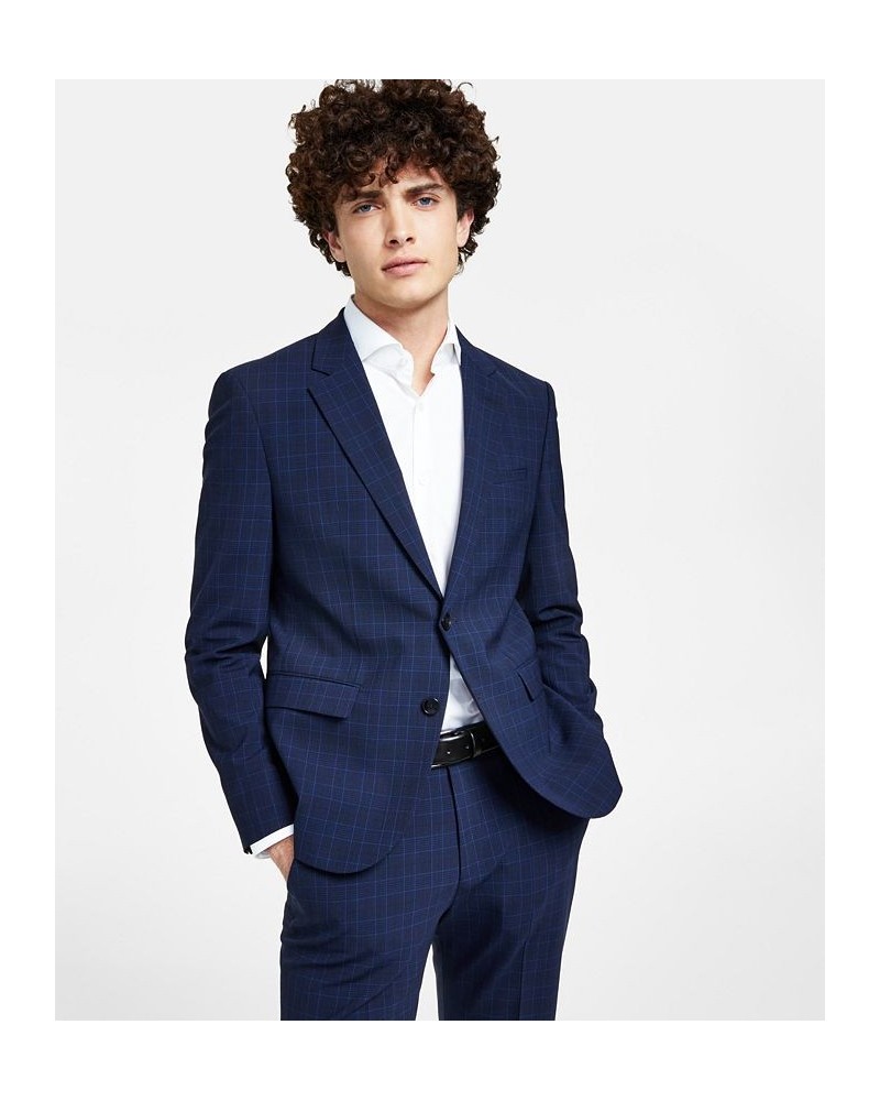 Men's Modern-Fit Wool Suit Jacket Multi $166.65 Suits