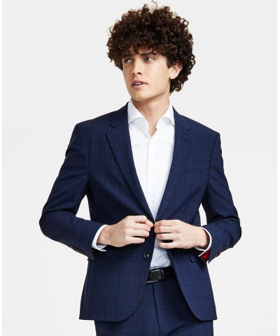 Men's Modern-Fit Wool Suit Jacket Multi $166.65 Suits