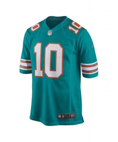 Men's Tyreek Hill Aqua Miami Dolphins Alternate Game Jersey $53.50 Jersey