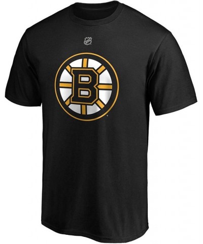 Men's Tuukka Rask Black Boston Bruins Authentic Stack Player Name and Number T-shirt $15.30 T-Shirts