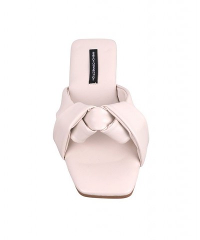 Women's Driver Flat Sandals Tan/Beige $28.60 Shoes