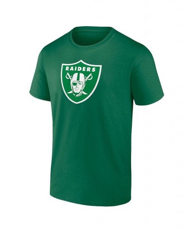 Men's Branded Darren Waller Green Las Vegas Raiders St. Patrick's Day Icon Player T-shirt $14.62 T-Shirts