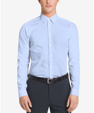 Men's Slim-Fit Non-Iron Performance Dress Shirt Lilac $24.88 Dress Shirts