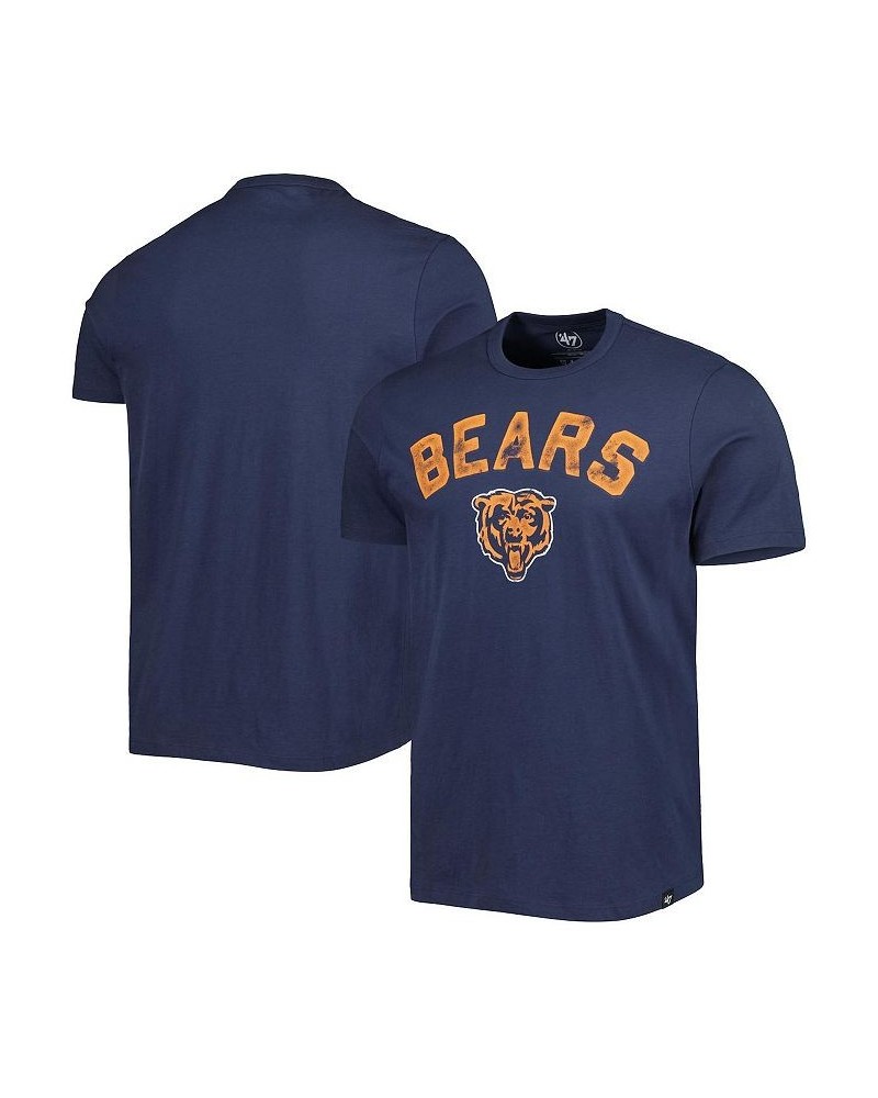 Men's Navy Chicago Bears All Arch Franklin T-shirt $24.74 T-Shirts