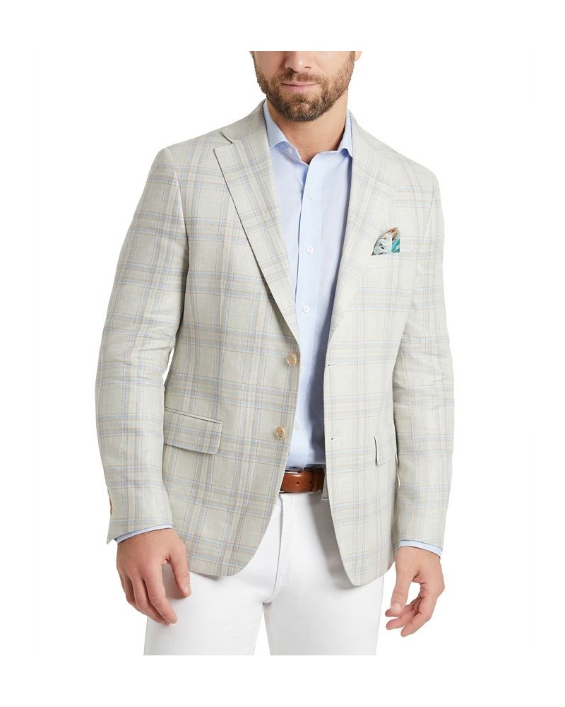 Slim Fit Patterned Linen Sportcoats PD01 $60.16 Blazers