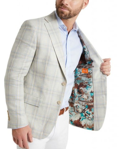 Slim Fit Patterned Linen Sportcoats PD01 $60.16 Blazers