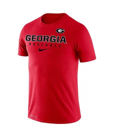 Men's Red Georgia Bulldogs Baseball Legend Performance T-shirt $28.49 T-Shirts