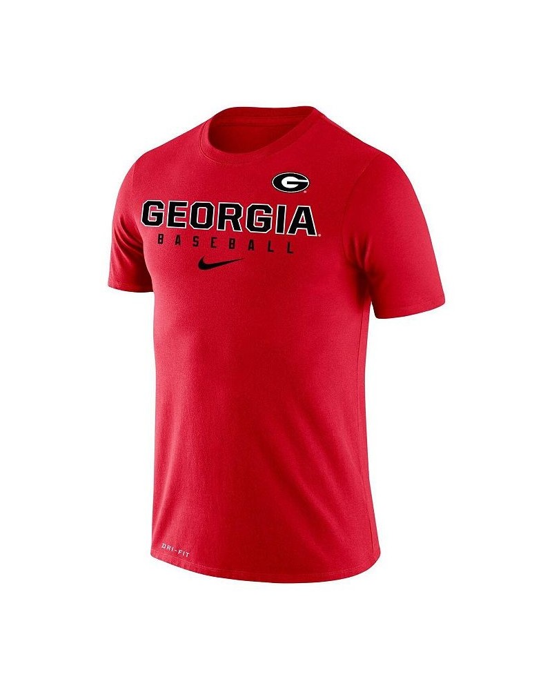 Men's Red Georgia Bulldogs Baseball Legend Performance T-shirt $28.49 T-Shirts