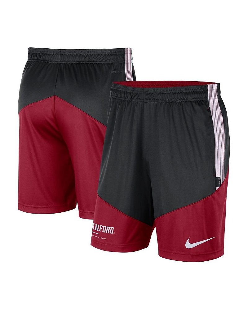 Men's Black, Cardinal Stanford Cardinal Team Performance Knit Shorts $30.79 Shorts