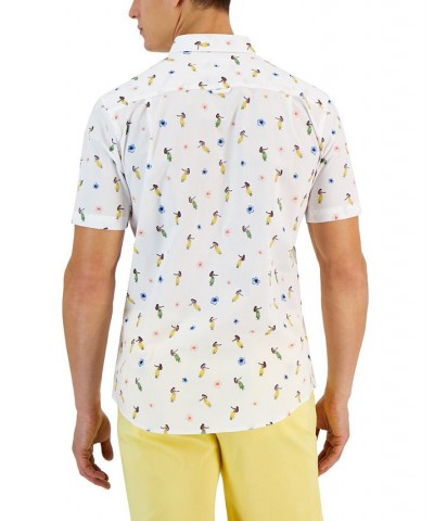 Men's Short Sleeve-Print Shirt PD02 $11.92 Shirts