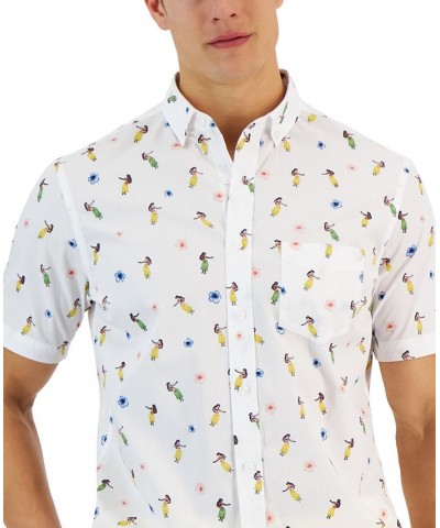 Men's Short Sleeve-Print Shirt PD02 $11.92 Shirts