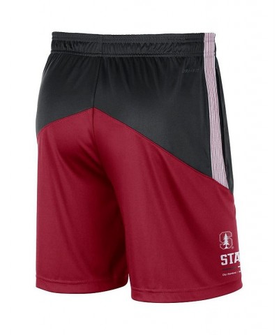 Men's Black, Cardinal Stanford Cardinal Team Performance Knit Shorts $30.79 Shorts