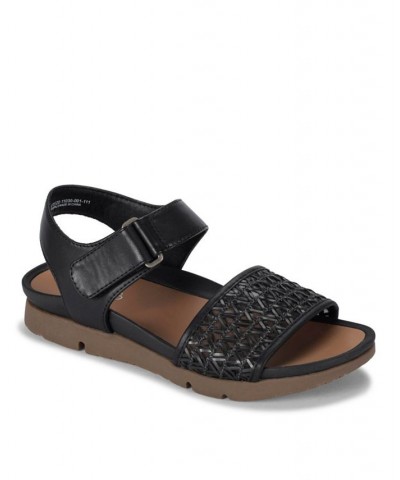 Holleen Flat Sandals Black $33.97 Shoes