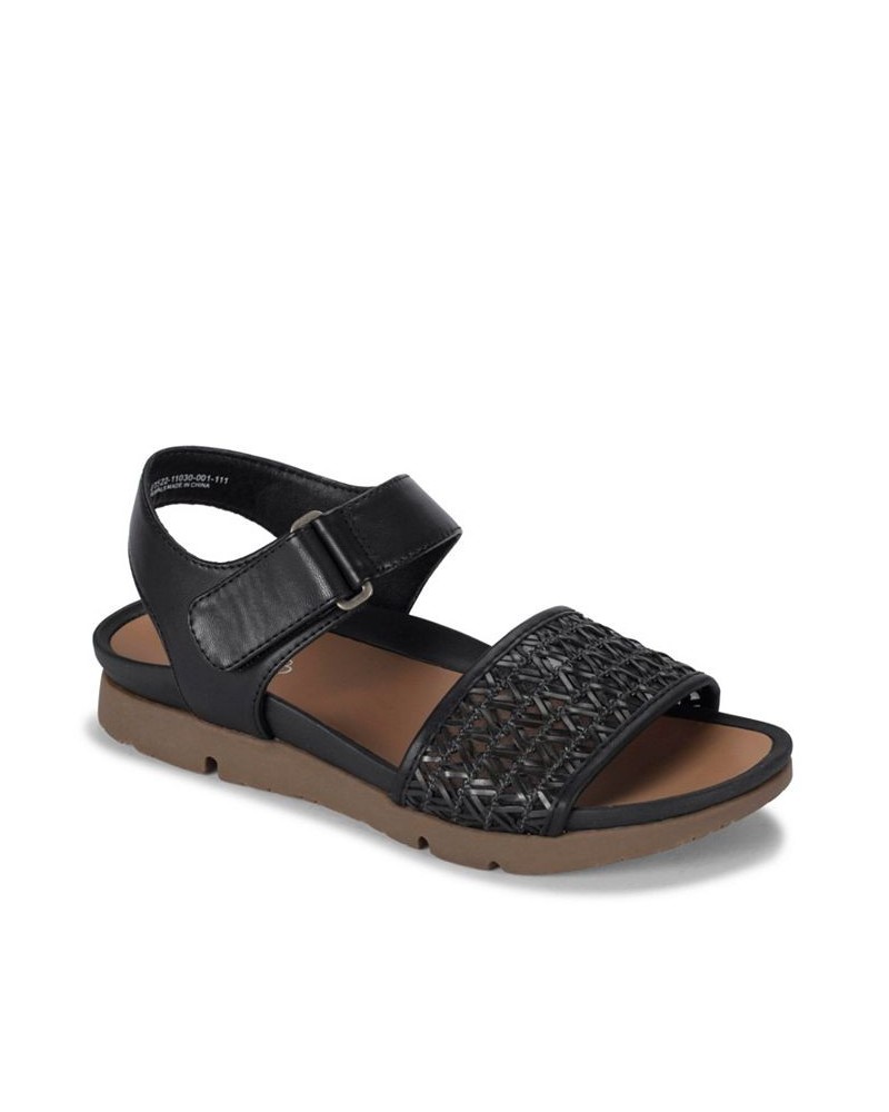 Holleen Flat Sandals Black $33.97 Shoes