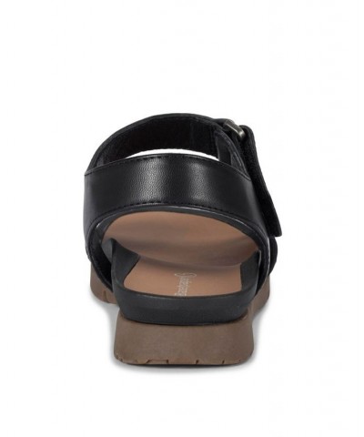 Holleen Flat Sandals Black $33.97 Shoes