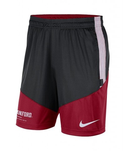 Men's Black, Cardinal Stanford Cardinal Team Performance Knit Shorts $30.79 Shorts