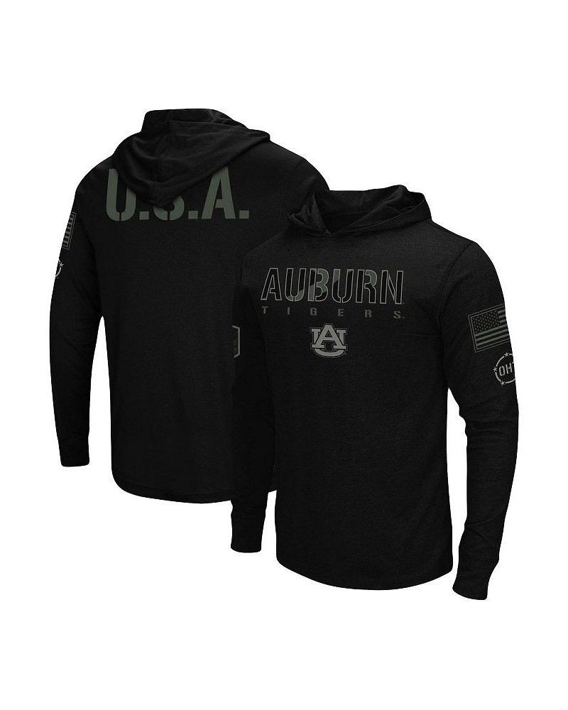 Men's Black Auburn Tigers OHT Military-Inspired Appreciation Hoodie Long Sleeve T-shirt $22.00 T-Shirts