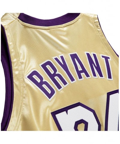 Men's Kobe Bryant Gold Los Angeles Lakers Hall of Fame Class of 2020 24 Authentic Hardwood Classics Jersey $127.30 Jersey