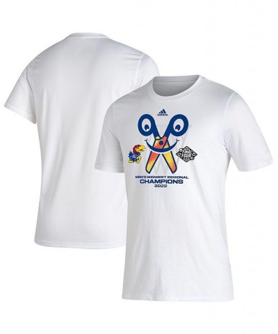 Men's White Kansas Jayhawks 2022 NCAA Men's Basketball Tournament March Madness Final Four Locker Room T-shirt $18.89 T-Shirts