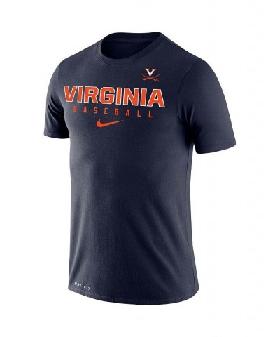 Men's Navy Virginia Cavaliers Baseball Legend Performance T-shirt $23.59 T-Shirts