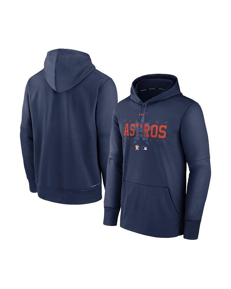 Men's Navy Houston Astros Authentic Collection Pregame Performance Pullover Hoodie $38.95 Sweatshirt