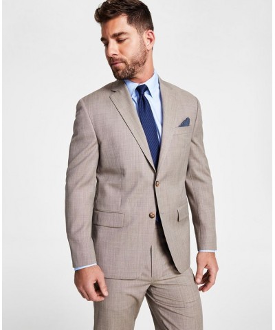 Men's Classic-Fit UltraFlex Stretch Plaid Suit Jacket PD03 $63.75 Suits