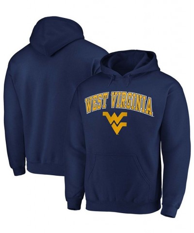 Men's Navy West Virginia Mountaineers Campus Pullover Hoodie $25.79 Sweatshirt