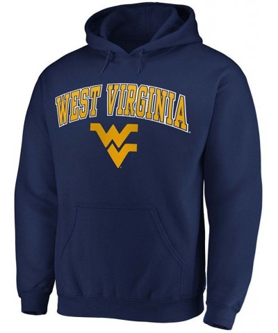 Men's Navy West Virginia Mountaineers Campus Pullover Hoodie $25.79 Sweatshirt