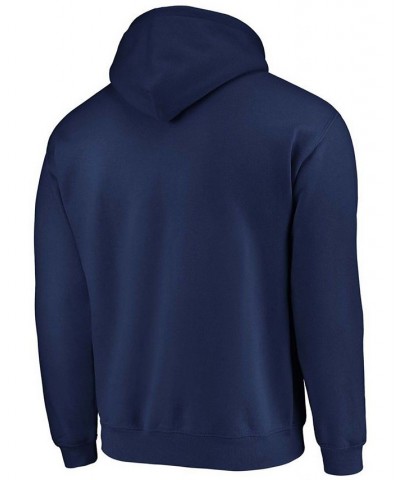 Men's Navy West Virginia Mountaineers Campus Pullover Hoodie $25.79 Sweatshirt