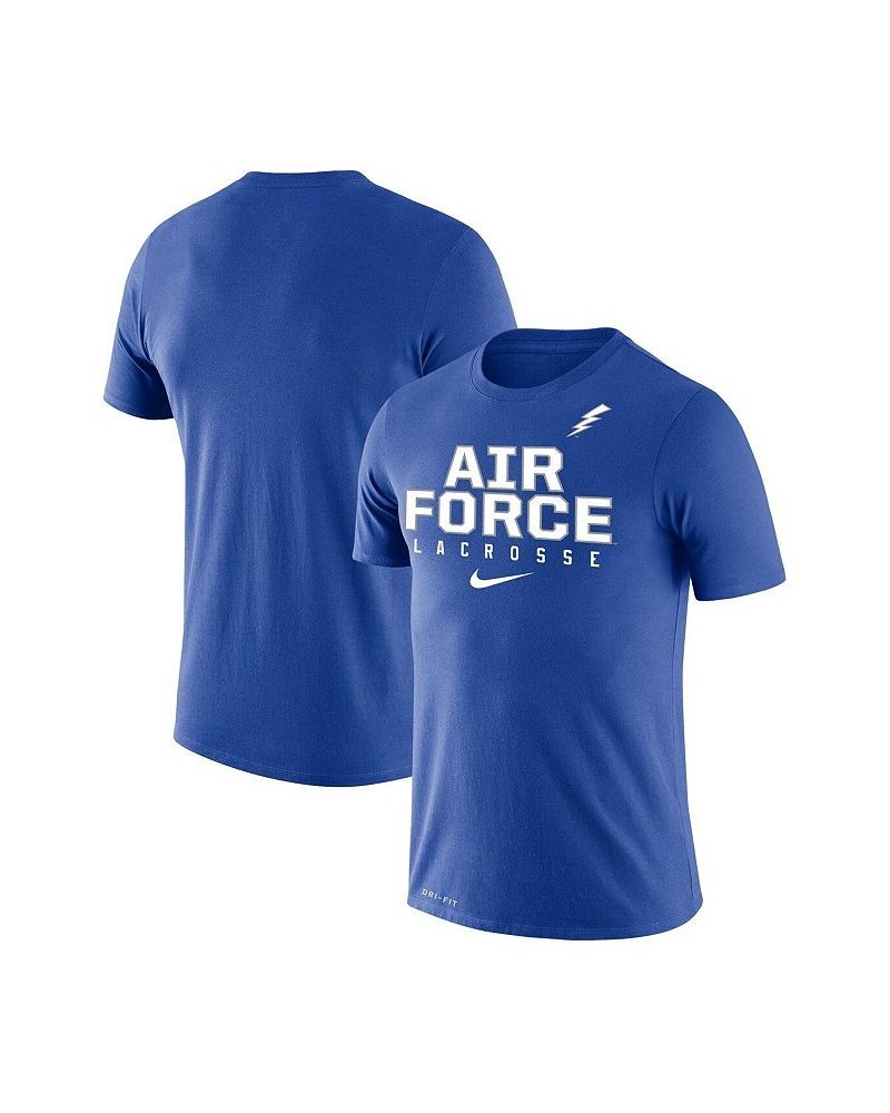 Men's Royal Air Force Falcons Lacrosse Legend 2.0 Performance T-shirt $25.99 T-Shirts