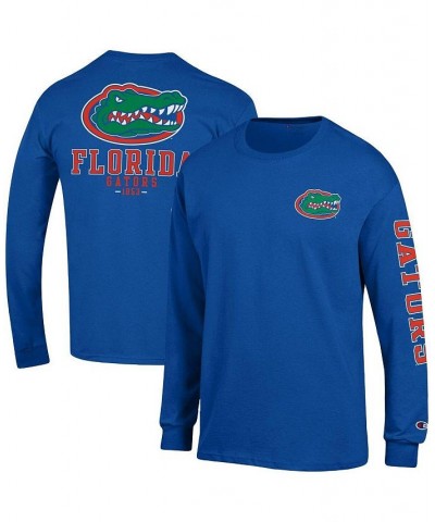 Men's Royal Florida Gators Team Stack Long Sleeve T-shirt $28.99 T-Shirts