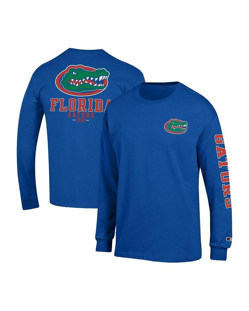 Men's Royal Florida Gators Team Stack Long Sleeve T-shirt $28.99 T-Shirts