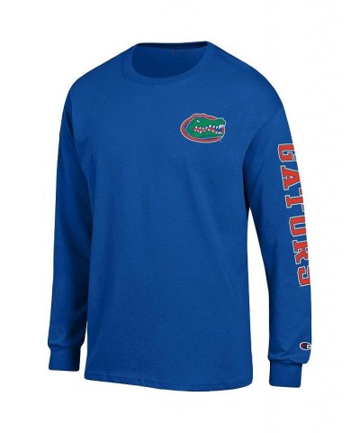 Men's Royal Florida Gators Team Stack Long Sleeve T-shirt $28.99 T-Shirts