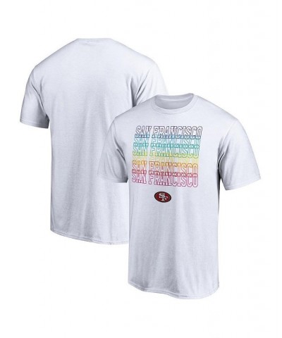 Men's Branded White San Francisco 49ers City Pride T-shirt $17.86 T-Shirts