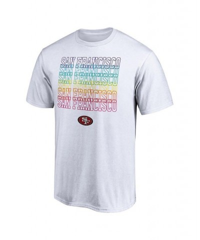 Men's Branded White San Francisco 49ers City Pride T-shirt $17.86 T-Shirts