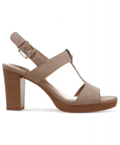 Paulette Dress Sandals Tan/Beige $43.86 Shoes