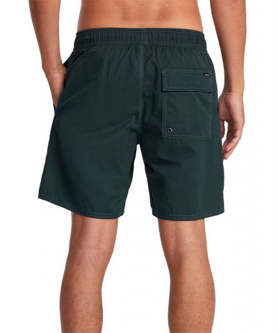 Men's Solid Opposites Elastic 2 Shorts Green $19.80 Swimsuits