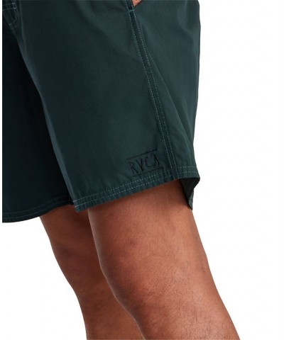 Men's Solid Opposites Elastic 2 Shorts Green $19.80 Swimsuits