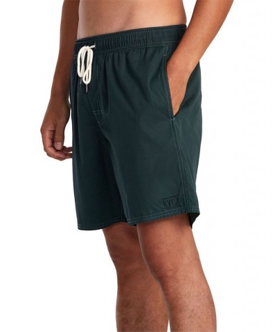 Men's Solid Opposites Elastic 2 Shorts Green $19.80 Swimsuits