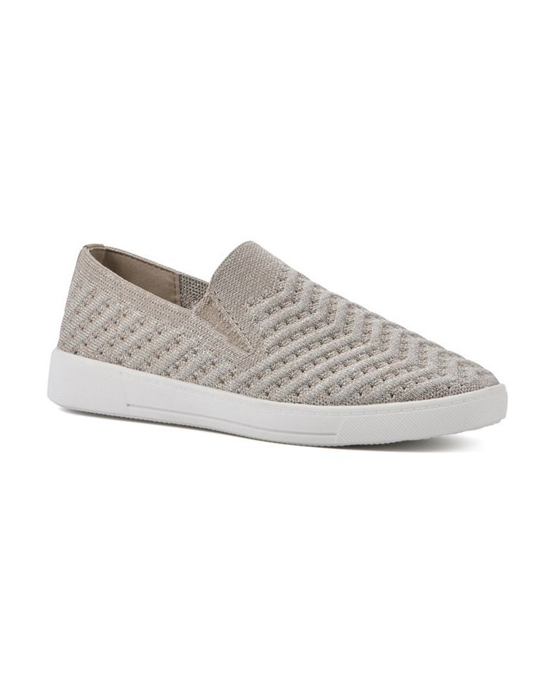 Women's Courage Slip-On Sneakers Yellow $31.74 Shoes