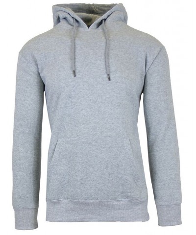 Men's Slim-Fit Fleece-Lined Pullover Hoodie Heather Gray $27.50 Sweatshirt