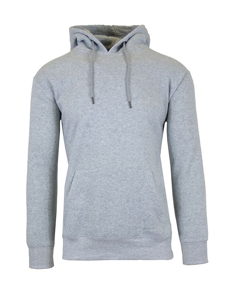 Men's Slim-Fit Fleece-Lined Pullover Hoodie Heather Gray $27.50 Sweatshirt