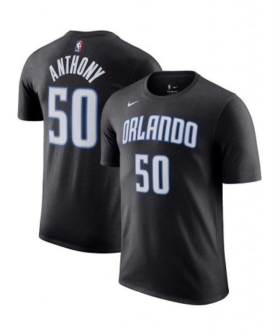 Men's Cole Anthony Black Orlando Magic Icon 2022/23 Name and Number Performance T-shirt $16.56 T-Shirts