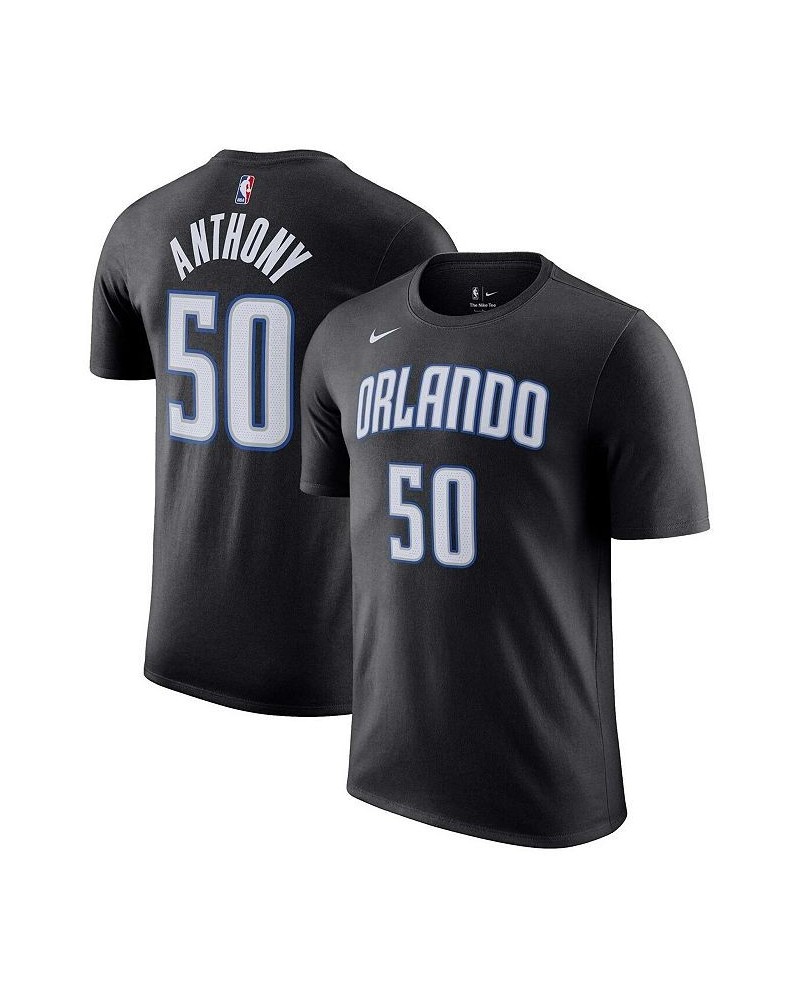 Men's Cole Anthony Black Orlando Magic Icon 2022/23 Name and Number Performance T-shirt $16.56 T-Shirts